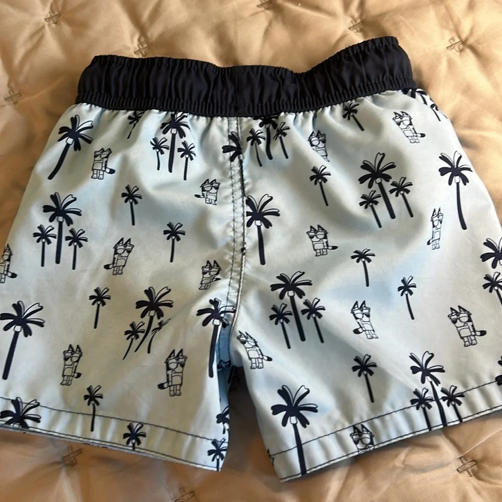 5 for 25$ Kids Bluey Print Swim trunks